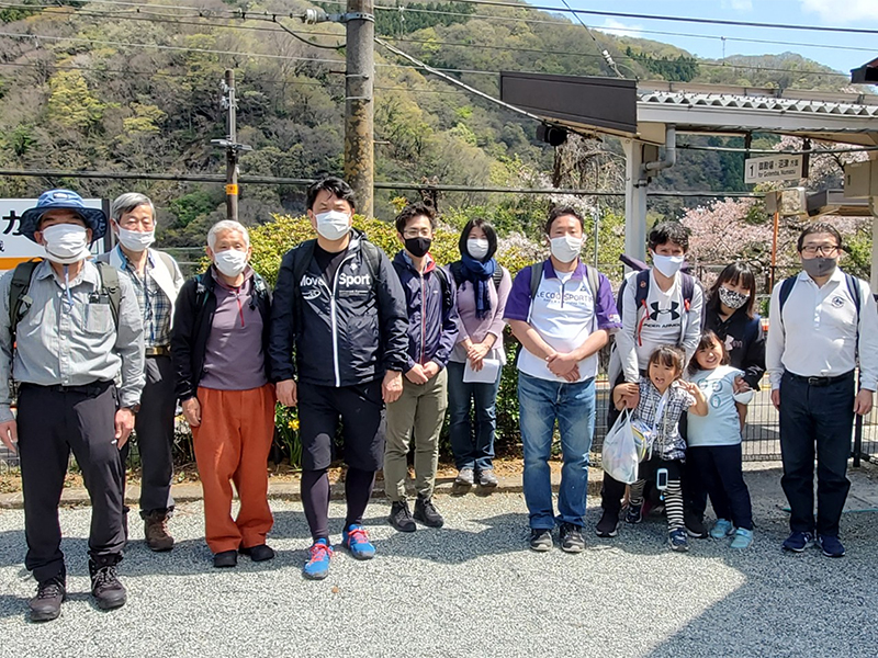 大野山桜を見るハイキング